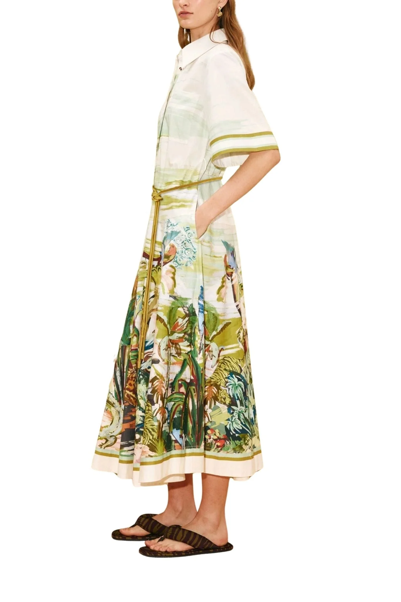 Alemais Jungle Boogie Shirtdress - Image 3