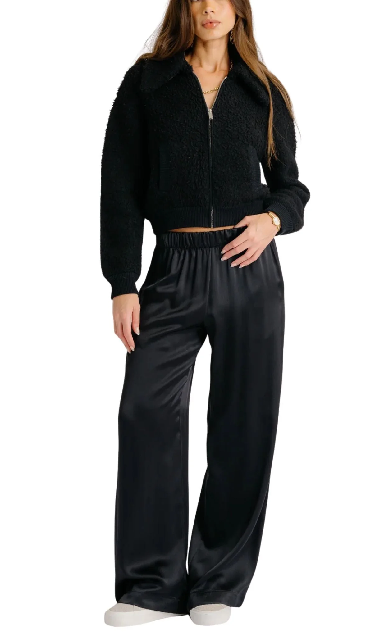 Sablyn Brynn High Rise Pull On Wide Leg Pant - Image 3