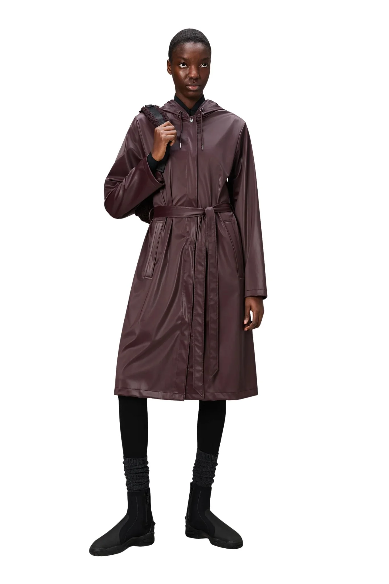 Rains A-Line Longer W Jacket W3 - Image 3