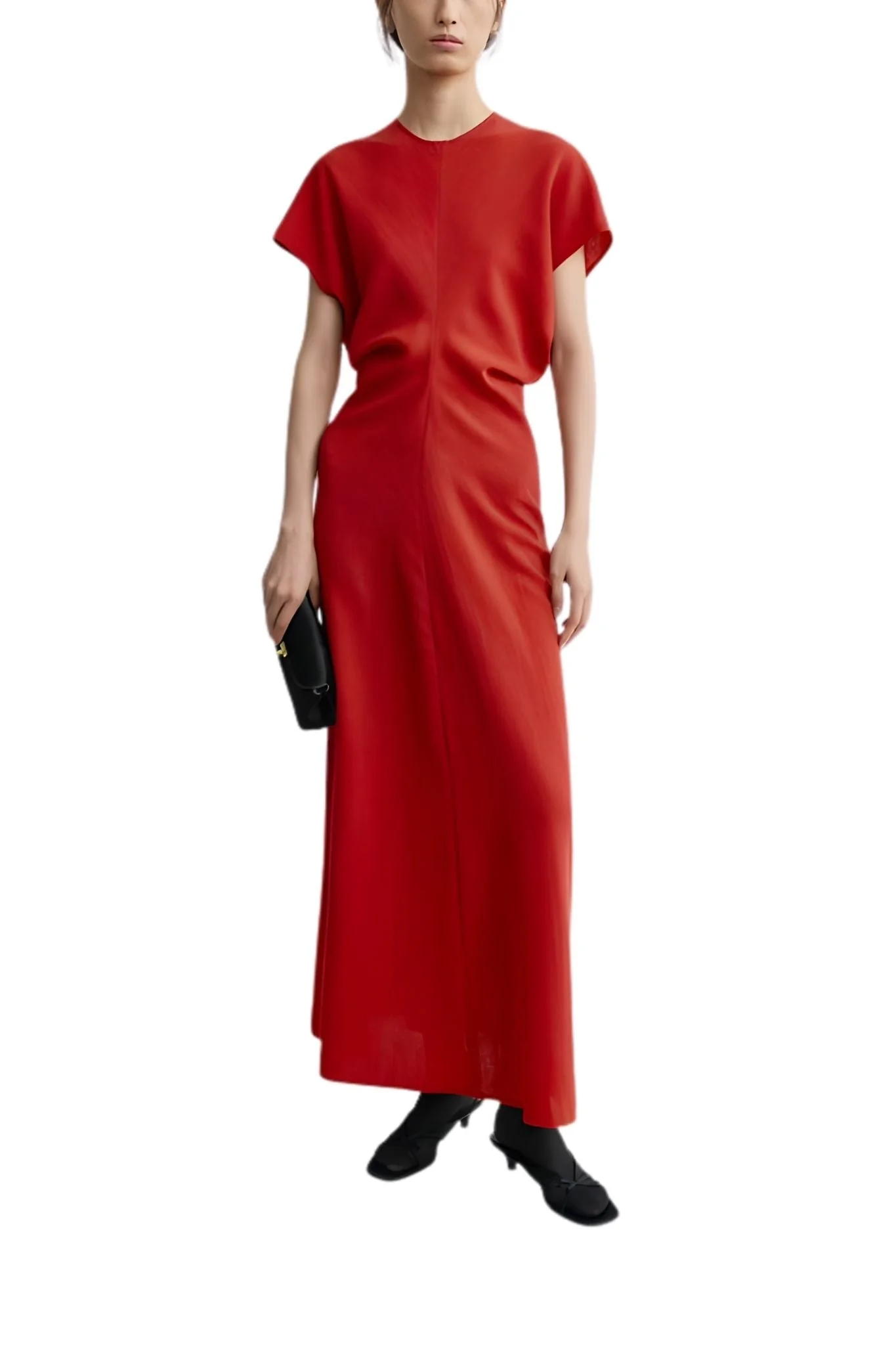 Toteme Slouch Waist Wool Dress - Image 5